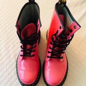 Hot pink doc martens